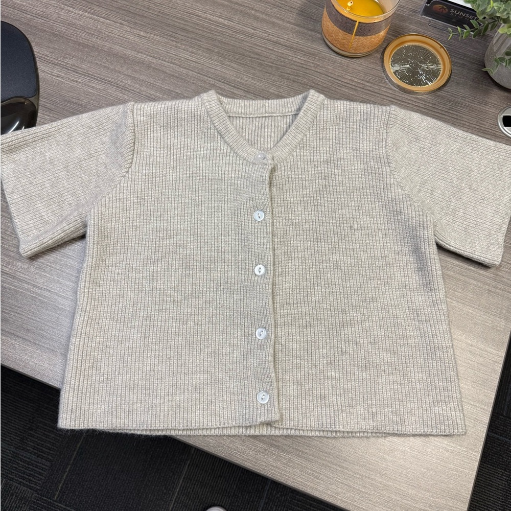 Button-Up Cardigan Sweater